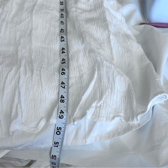 HOLLISTER Smocked Bodice Crepe Tiered Midi Dress With Convertible Straps Size L - Picture 13 of 13